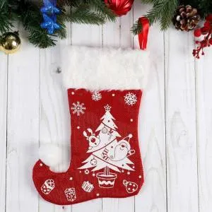 Носок для подарков 18*25 см/ 2389001