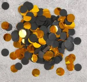 Конфетти 4296517 Золото/Черная бумага, 20  гр.