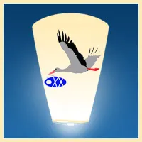 Конус "Аист голубой" d=50