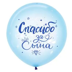 24" паст Спасибо за сына, кристал 2цв / 624013-1