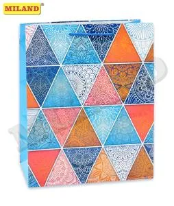 Пакет подарочный L / ПП-9109 26,4*32,77*13,6 см. с ламинацией