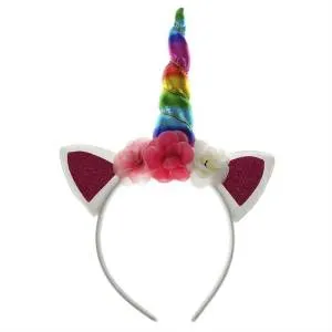 Карнавал.ободок "Единорог с цветочками" / 3028685