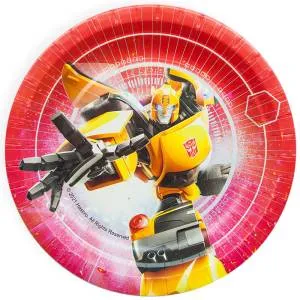 Тарелки "Трансформеры" 7", 6 шт./328744/РР