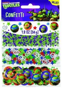Конфетти  "Черепашки-Ниндзя",  3 вида  34 гр.