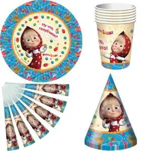 Подарочный набор посуды "Машины сказки", 24 предмета