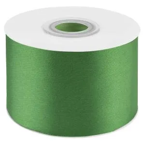 Лента атлас изумрудно-зеленый 50 мм*22,85 м / 50019