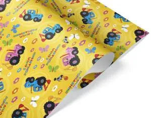 Уп. бумага "Синий трактор" 0,7*1м (10 листов)/ 501631