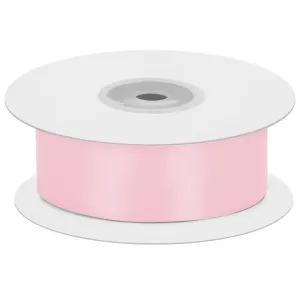 Лента атлас пудрово-розовый 25мм*22,85м