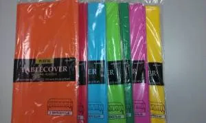 Скатерть одноцветная в ассортименте 1,4*2,6 м.