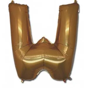 Буква "W" - золото/MD