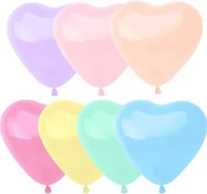 10" Сердце, ассорти макарунс (Китай)/610303