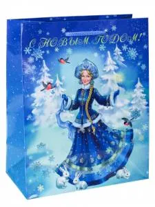 Пакет подарочный ПКП-6162 32,4*44,5*10,2 см с глянц. ламинацией 