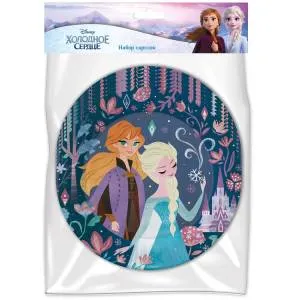 Тарелки "Холодное сердце II" 18 см. 6 шт.  1502-5827