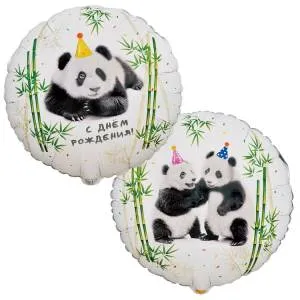 18" ДР Панды фотографичные / Китай 1202-4031