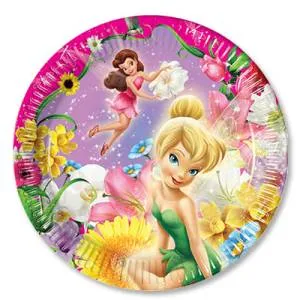 Тарелки  "Феи Весна" 20 см. 10 шт.