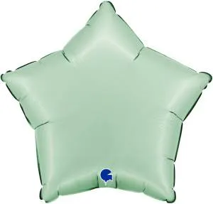 18" Звезда сатин Мятная глазурь  (Grabo)/ 192000SGLM