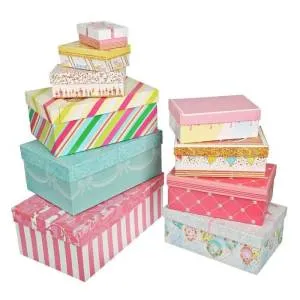 Коробка 28*18.5*11.5 см "Яркий микс"