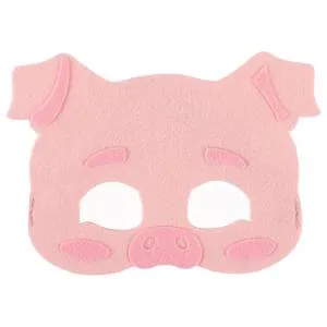 Маска "Поросенок" из фетра / 6233494