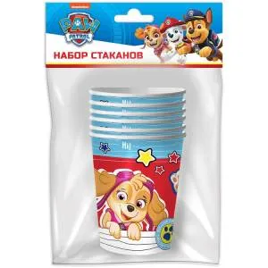 Стакан "Щенячий Патруль" гол 250 мл. 6 шт./1502-5439