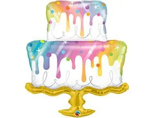 Торт Радуга Пастель (Qualatex) /1207-3835