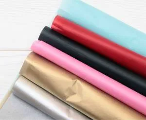 Бумага тишью 0,7*10 м. (1 лист в рулоне) в ассортименте