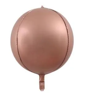 Сфера 3D 22" шоколад (PartyDeco) / Китай