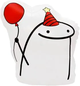 20" Человечек Мем с шариком 26699