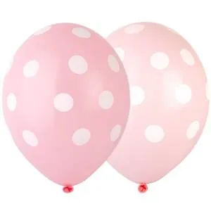 Горошек розовый, пастель 14" 1103-2393      