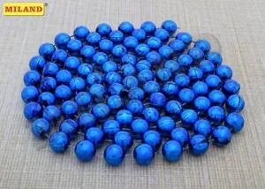 Бусы на елку 1,4 см*1,8 м Синие