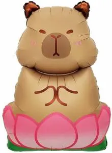 34" Капибара в лотосе / Китай 26981