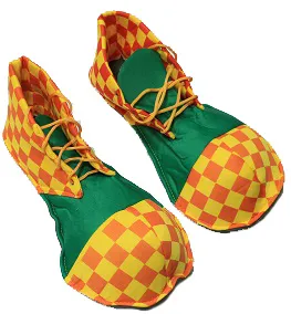 Ботинки детские "Клоун" в клетку/горох 