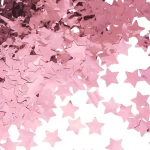 Конфетти фольга Звезда розовое золото металлик 2,5 см 50 гр./ 6015299