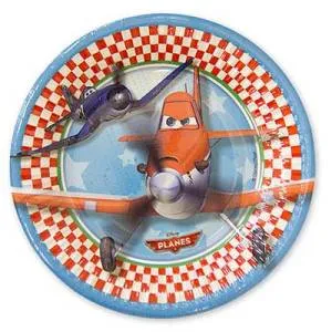 Тарелки "Самолеты" 20 см., 8 шт.