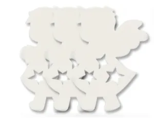 Фигура мягкая "Ангел белый" 15 см (5 шт)