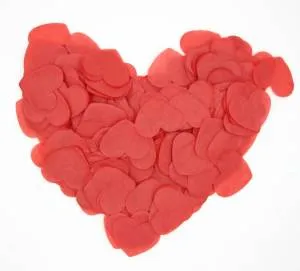 Конфетти "Сердца красные", 56 гр.