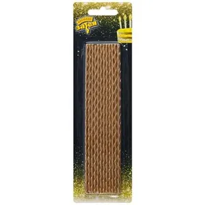 Свечи д/торта 17 см Золотые 24 шт 1502-5226