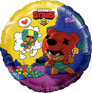 18" Круг, Brawl Stars, Леон и Нита, №4 (Россия) /501513    1202-3705