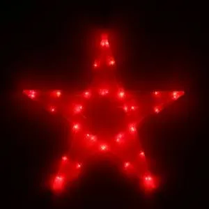 Фигура "Звезда" 40см.контр-8 режим.676353 красный