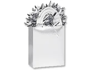 Грузик д/шара Сумочка Серебро 160гр / 1302-0739