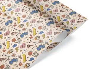 Уп. бумага "Спортивный микс" 0,7*1м (10 листов)/ 2050792