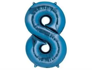 Цифра "8" -  Синяя /Grabo                     