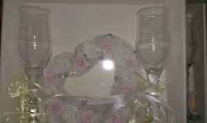 Бокалы свадебные (сердце)