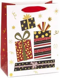 Пакет "Яркие подарки" Белый 23*18*10/2533M