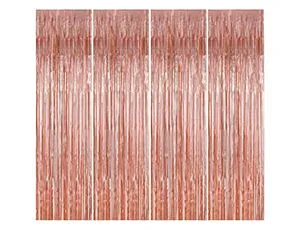 Занавес розовое золото 2,4 м* 0,9 м. (Китай) 1501-5314