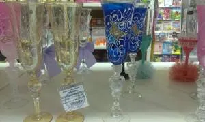 Бокалы свадебные "Бабочки"