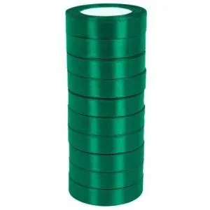 Лента атлас изумрудно-зеленая 20 мм*22,85м/ 88033470