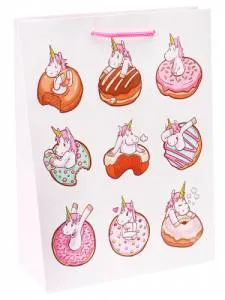 Пакет подарочный ППК-6280 18*23*8 см с ламинацией