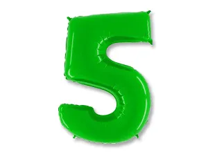 Цифра "5" -  Яркий лайм /Grabo                     