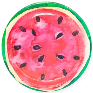 Тарелка  "Арбуз" 9 дюйм. 6 шт.