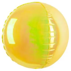 Сфера 3D МИНИ 10" Хамелеон, желтый перламутр (Китай)/ 24933